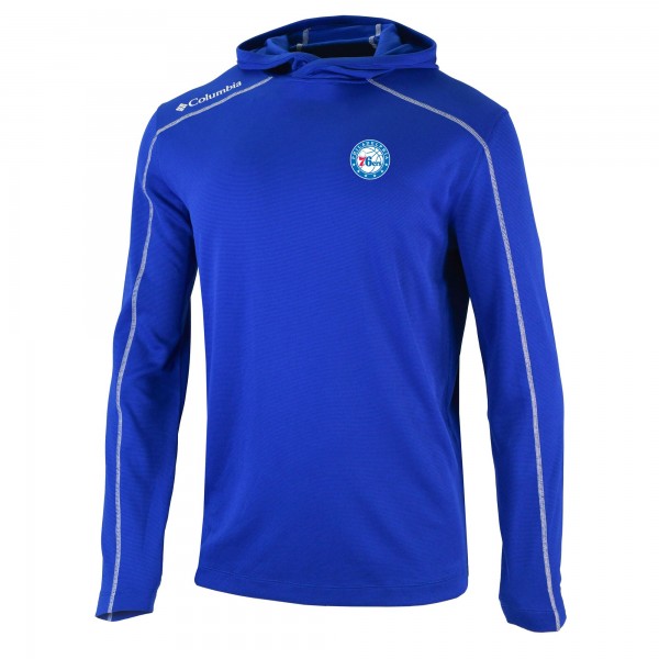 Кофта с капюшонам Philadelphia 76ers Columbia Shotgun - Royal