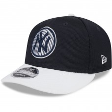 Бейсболка New York Yankees New Era Navy 2025 Batting Practice Low Profile 9FIFTY Snapback
