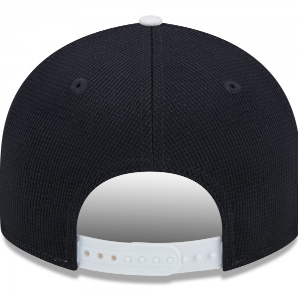 Бейсболка New York Yankees New Era Navy 2025 Batting Practice Low Profile 9FIFTY Snapback