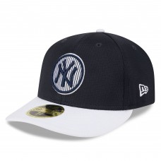 Бейсболка New York Yankees New Era Navy 2025 Batting Practice Low Profile 59FIFTY