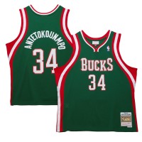 Игровая форма  Giannis Antetokounmpo Milwaukee Bucks Mitchell & Ness 2013/14 Hardwood Classics Swingman - Hunter Green