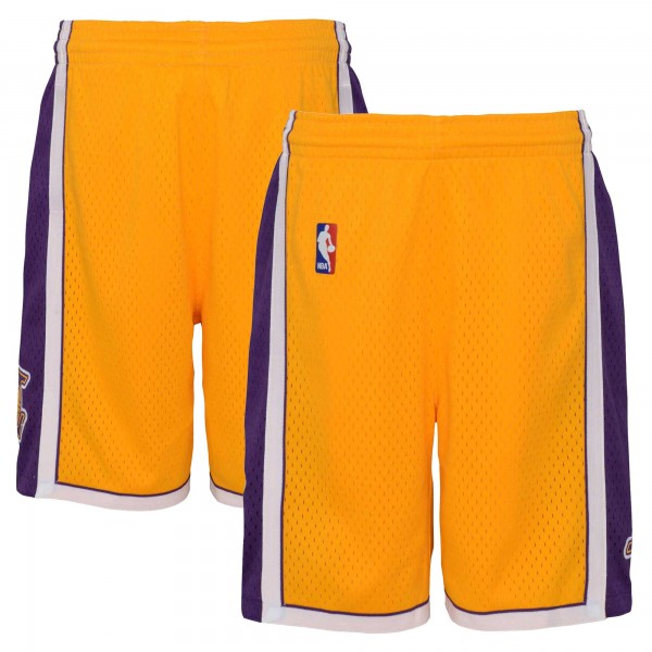Шорты Los Angeles Lakers Mitchell & Ness Youth Hardwood Classics Swingman - Gold