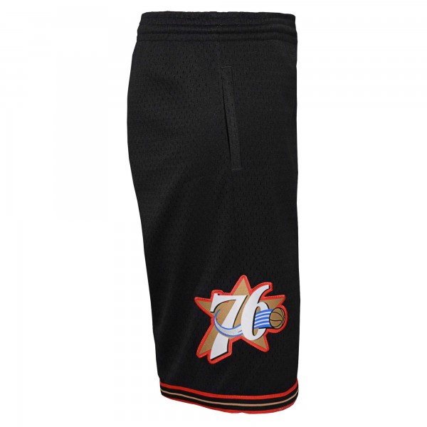 Шорты Philadelphia 76ers Mitchell & Ness Youth Hardwood Classics Swingman - Black