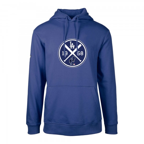 Los Angeles Dodgers Levelwear Royal City Connect Podium Strike Pullover Hoodie