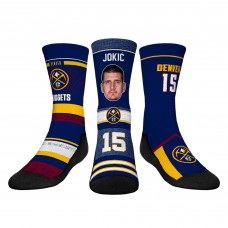 Три пары носков Nikola Jokic Denver Nuggets Rock Em Youth