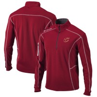 Кофта на короткой молнии Cleveland Cavaliers Columbia Omni-Wick Shotgun - Wine