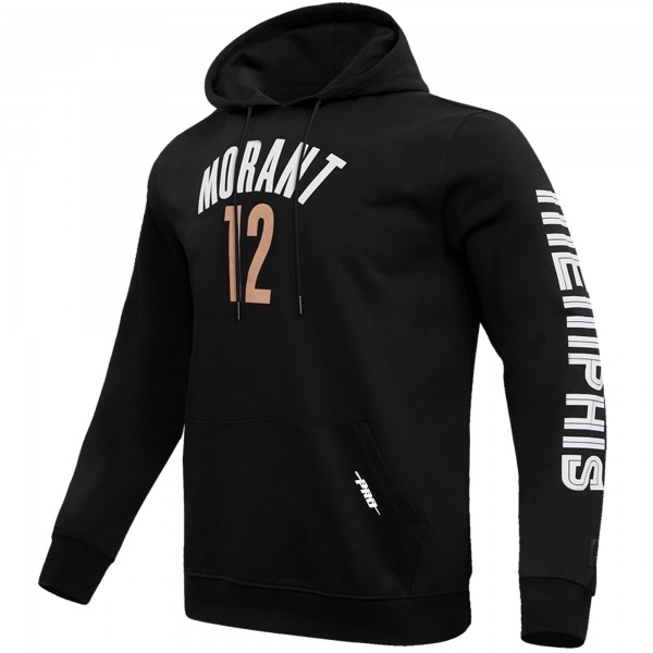 Именная толстовка Ja Morant Memphis Grizzlies Pro Standard 2023/24 City Edition - Black