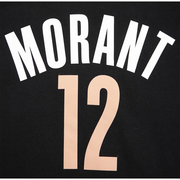 Именная толстовка Ja Morant Memphis Grizzlies Pro Standard 2023/24 City Edition - Black