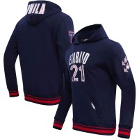 Именная толстовка Joel Embiid Philadelphia 76ers Pro Standard 2023/24 City Edition - Navy