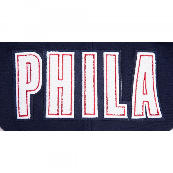 Именная толстовка Joel Embiid Philadelphia 76ers Pro Standard 2023/24 City Edition - Navy