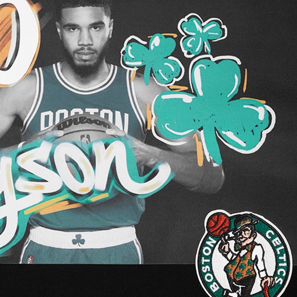 Толстовка Jayson Tatum Boston Celtics Pro Standard Player Yearbook - Black