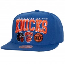 Бейсболка New York Knicks Mitchell & Ness Champ Stack - Blue