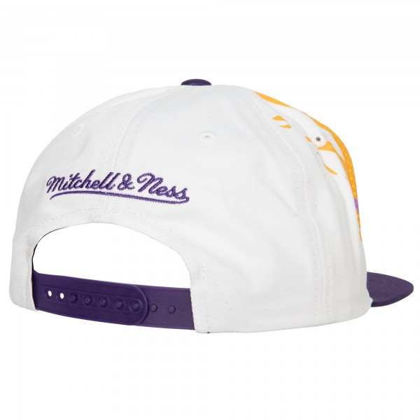 Бейсболка Los Angeles Lakers Mitchell & Ness White Hot Fire