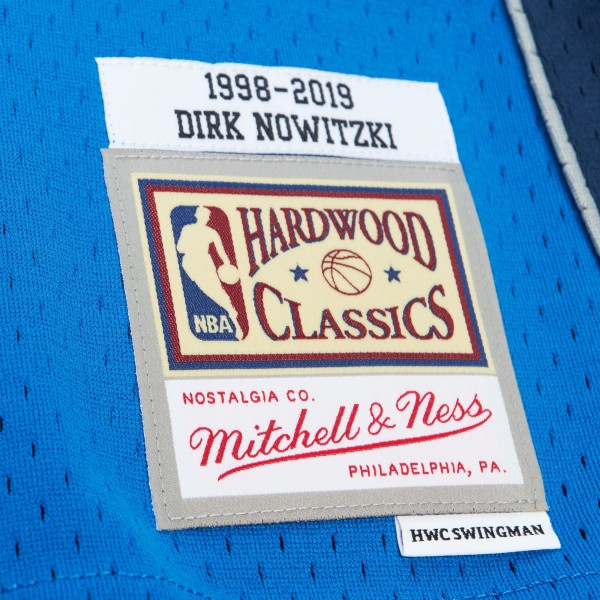 Игровая форма  Dirk Nowitzki Dallas Mavericks Mitchell & Ness Unisex Hall of Fame Class of 2023 Throwback Swingman - Blue