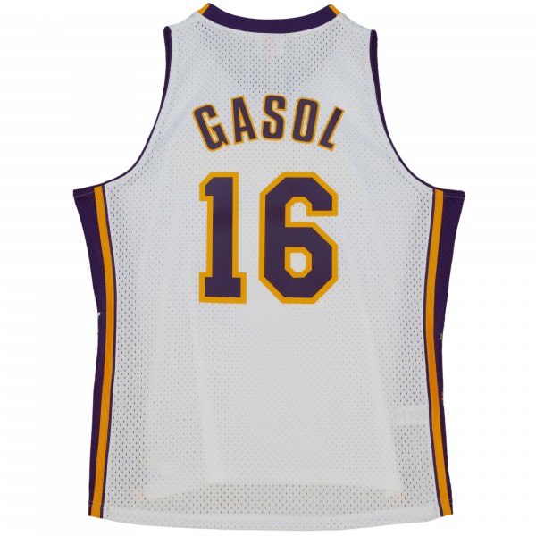 Игровая форма  Pau Gasol Los Angeles Lakers Mitchell & Ness Unisex Hall of Fame Class of 2023 Throwback Swingman - White