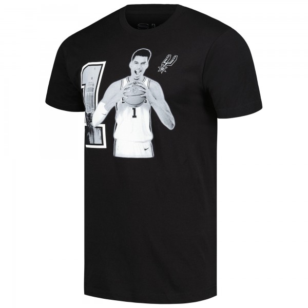 Футболка Victor Wembanyama San Antonio Spurs Stadium Essentials Player Skyline - Black
