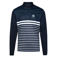 Кофта на короткой молнии New York Yankees Levelwear Draft Midlayer Insignia 2.0 - Navy/White
