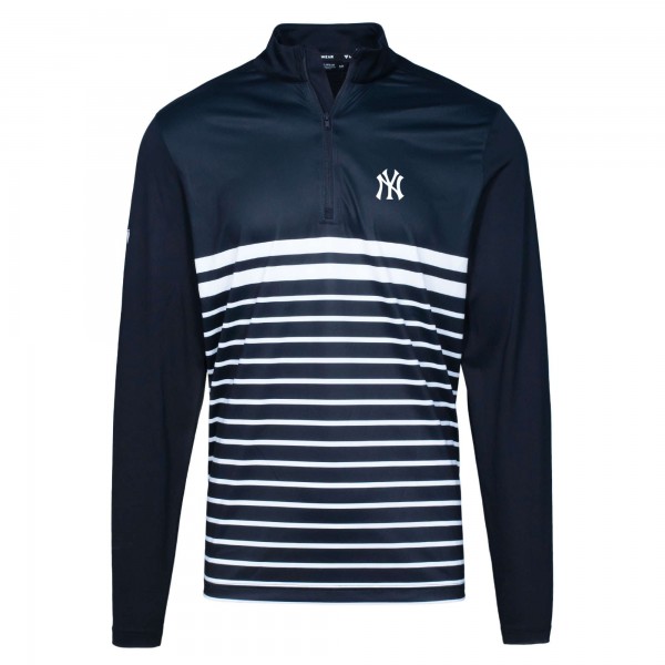 Кофта на короткой молнии New York Yankees Levelwear Draft Midlayer Insignia 2.0 - Navy/White