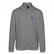 Кофта на короткой молнии Los Angeles Dodgers Levelwear Manifest Insignia 2.0 - Gray/Gray