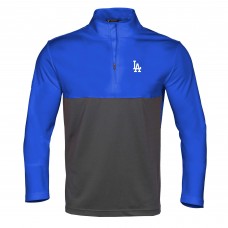 Кофта на короткой молнии Los Angeles Dodgers Levelwear Pursue Insignia 2.0 - Royal/Charcoal