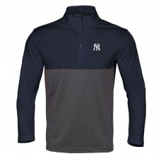 Кофта на короткой молнии New York Yankees Levelwear Pursue Insignia 2.0 - Navy/Charcoal