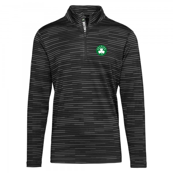 Кофта на короткой молнии Boston Celtics Levelwear Gear Insignia Core - Black
