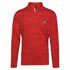 Кофта на короткой молнии Portland Trail Blazers Levelwear Gear Insignia Core - Red