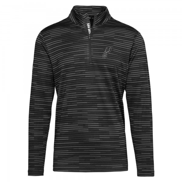 Кофта на короткой молнии San Antonio Spurs Levelwear Gear Insignia Core - Black