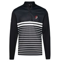 Кофта на короткой молнии Portland Trail Blazers Levelwear Draft Midlayer Insignia 2.0 - Black