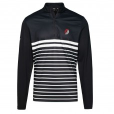 Кофта на короткой молнии Portland Trail Blazers Levelwear Draft Midlayer Insignia 2.0 - Black