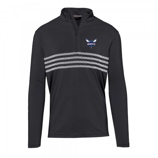 Кофта на короткой молнии Charlotte Hornets Levelwear Asher Insignia Core - Black