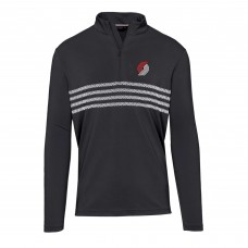 Кофта на короткой молнии Portland Trail Blazers Levelwear Asher Insignia Core - Black