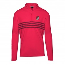 Кофта на короткой молнии Portland Trail Blazers Levelwear Asher Insignia Core - Red