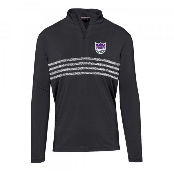 Кофта на короткой молнии Sacramento Kings Levelwear Asher Insignia Core - Black
