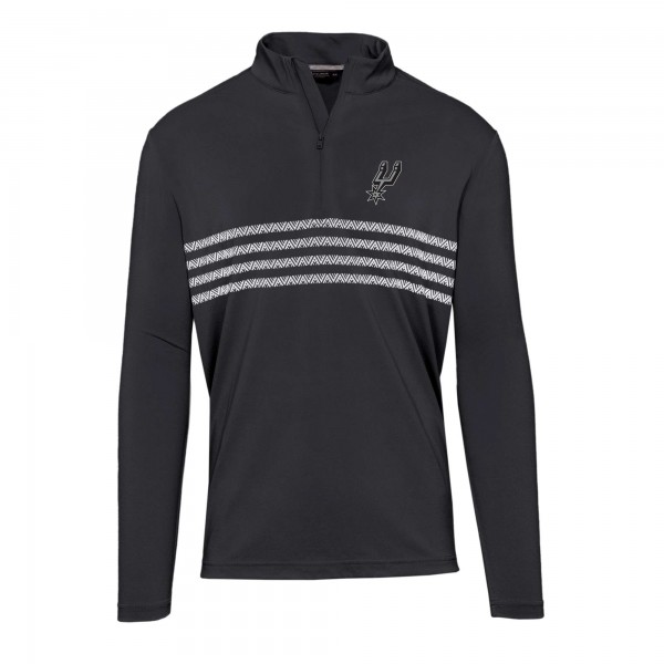 Кофта на короткой молнии San Antonio Spurs Levelwear Asher Insignia Core - Black