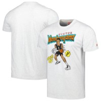 Футболка Victor Wembanyama San Antonio Spurs Homage Comic Book Player Tri-Blend - Ash