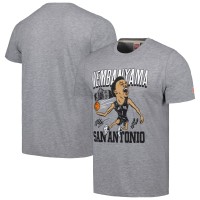 Футболка Victor Wembanyama San Antonio Spurs Caricature Tri-Blend - Gray