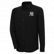 Рубашка New York Yankees Antigua Steamer - Black