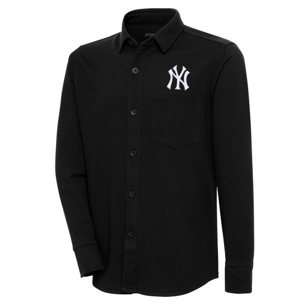 Рубашка New York Yankees Antigua Steamer - Black