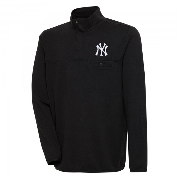 Кофта на кнопках New York Yankees Antigua Steamer - Black