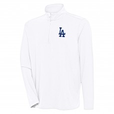 Кофта на короткой молнии Los Angeles Dodgers Antigua Hunk - White