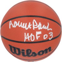 Мяч Robert Parish Boston Celtics Autographed Fanatics Authentic Wilson Replica with 'HOF 03' Inscription
