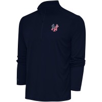 Кофта на короткой молнии New York Yankees Antigua Patriotic Tribute - Navy