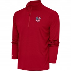 Кофта на короткой молнии New York Yankees Antigua Patriotic Tribute - Red