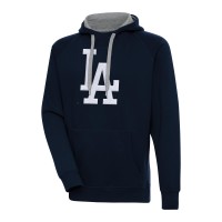 Los Angeles Dodgers Antigua Navy Victory Chenille Pullover Hoodie