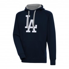Los Angeles Dodgers Antigua Navy Victory Chenille Pullover Hoodie