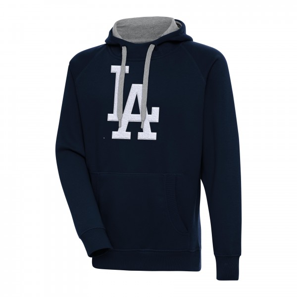 Los Angeles Dodgers Antigua Navy Victory Chenille Pullover Hoodie
