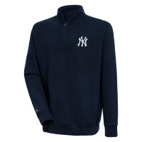 Кофта на короткой молнии New York Yankees Antigua Victory - Navy