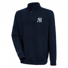 Кофта на короткой молнии New York Yankees Antigua Victory - Navy