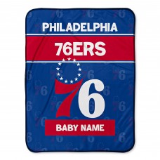 Именное детское одеяло Philadelphia 76ers 30 x 40 Baby